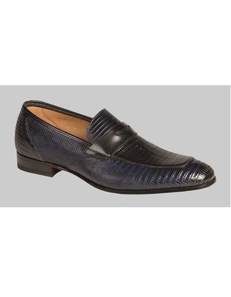 Men's Black Slip On Penny Stylish Dress Loafer Shoe