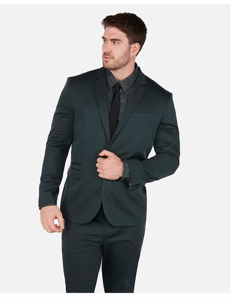 Men's Emerald Green - Hunter Green  Suit