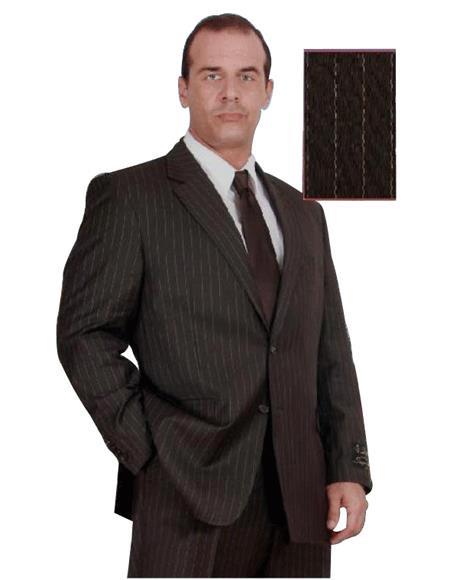 Men's Suits Clearance Sale Brown 