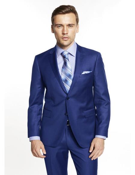Giorgio Fiorelli Suit Men's  Solid Blue Suit