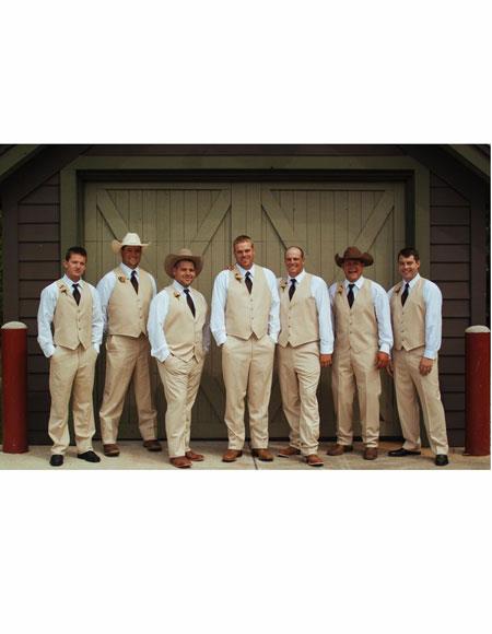 Country Tuxedos For Weddings Cowboy Wedding Suit / Tuxedo Attire Western Outfit