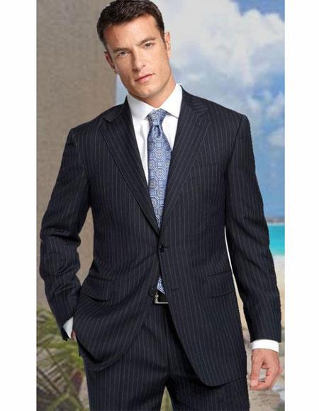 Athletic Cut Classic Suits Men's suit  Classic Relax Fit Pleated Pants 19 Inch Bottom Charcoal