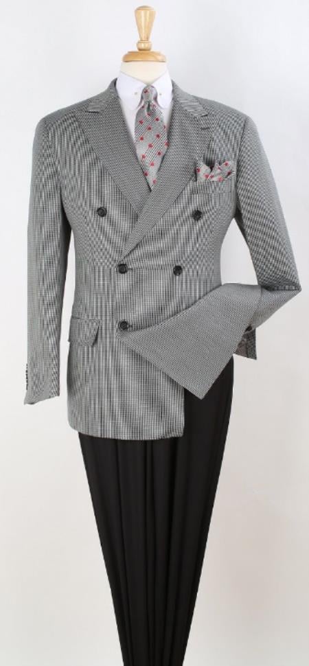Checker Sportcoat Double Breasted