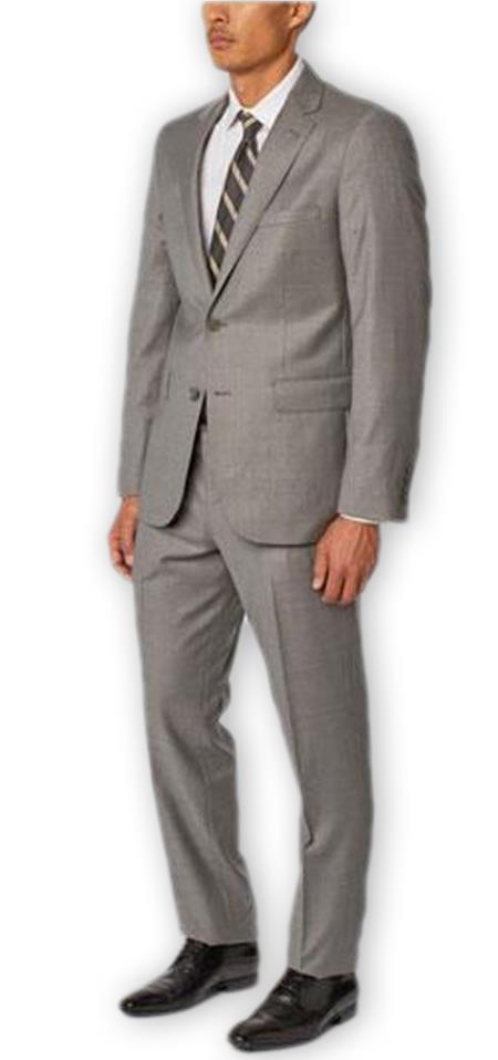 Mix and Match Suits Men's Suit Separates Wool Fabric Grey Suit By Alberto Nardoni Brand