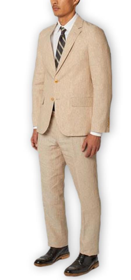 Mix and Match Suits Men's Suit Separates Wool Natural Suit By Alberto Nardoni Brand