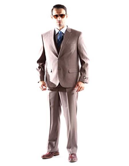 Brand: Caravelli Collezione Suit - Caravelli Suit - Caravelli italy Caravelli Men's Two Button Pinstripe Dress Suit