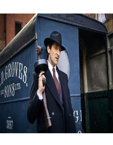 Peaky Blinders Custome DB Style Overcoat and Black Hat