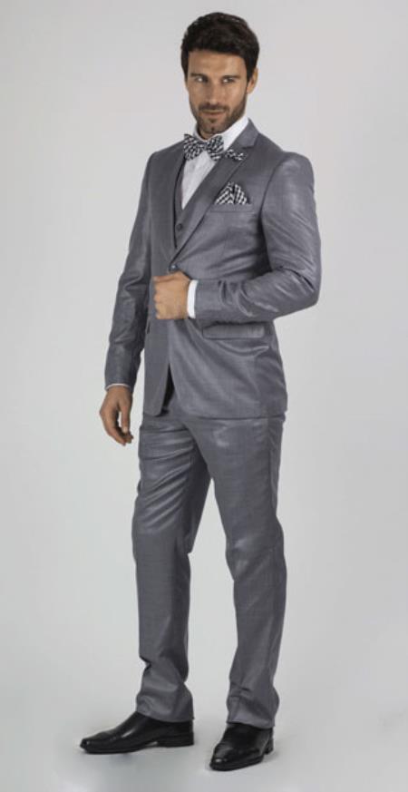 Graduation Suit For boy / Guys Medium Grey