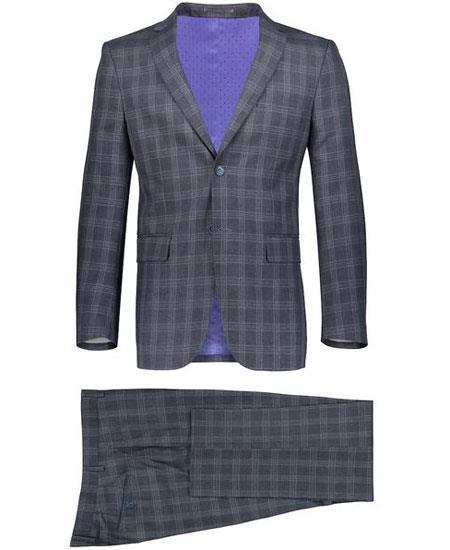 Gray Graduation Suit For boy / Guys 