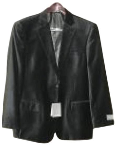 Black Luxurious, soft velvet Coat velour Men's blazer Jacket