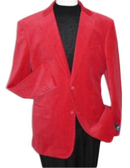  Brand new Red Velour Men's blazer Jacket Velvet Cheap Priced For Men Jacket
