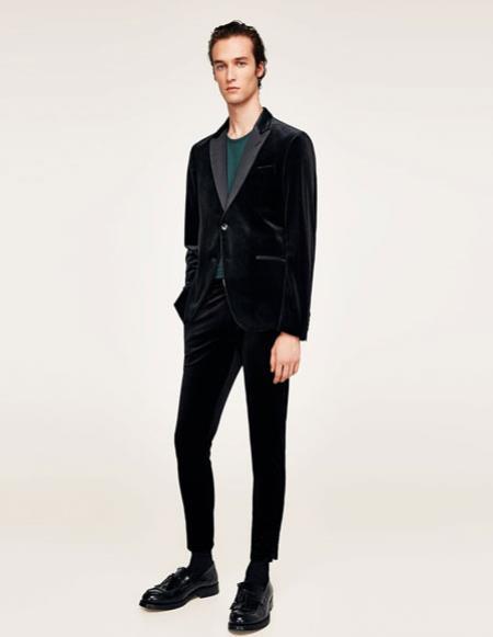 Alberto Nardoni Brand Men's black Cheap Priced Designer Fashion Dress Casual velour Men's blazer Jacket For Men