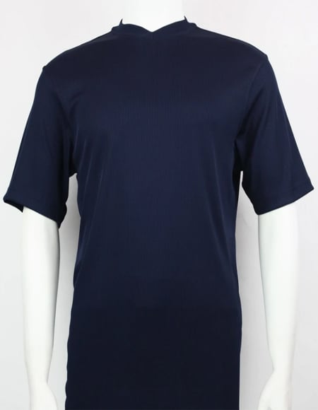 Men's Navy Bassiri Short Sleeve Shirts