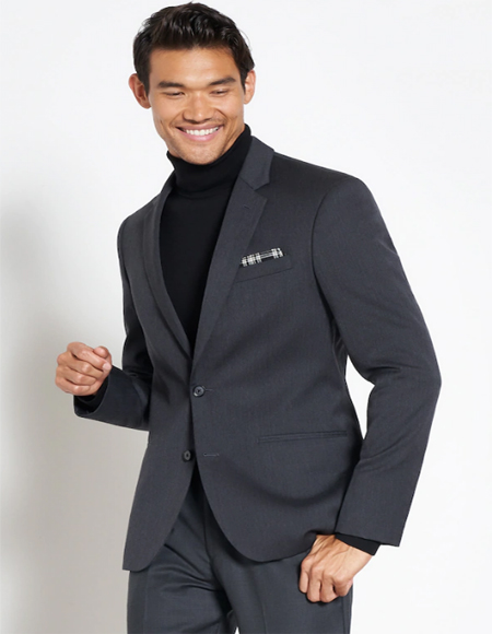 Turtleneck Suit Fabric Wool Fabric + Free Turtleneck Sweater Package Available in 10 Colors