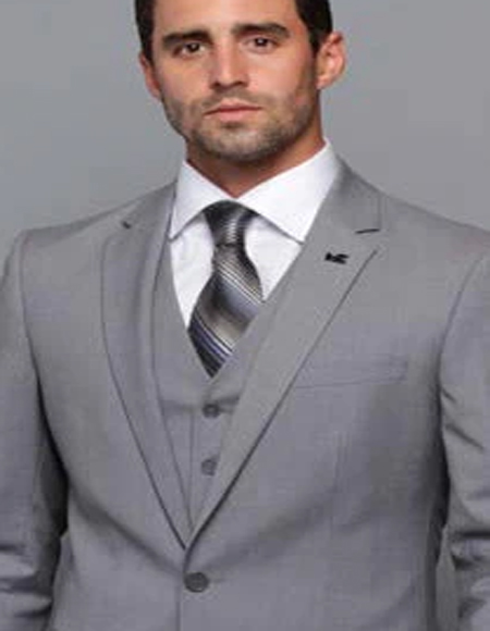 Extra Slim Fit Suit Mens Slim Fit Suit - Fitted Suit - Skinny Suit Grey Tapered Fitted European Cut Suit