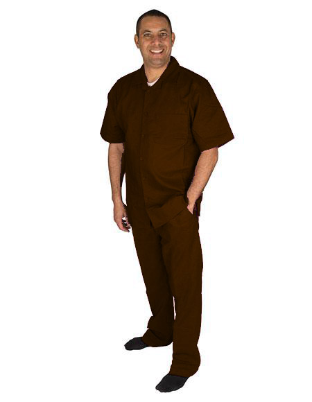 Linen Walking Suit Brown