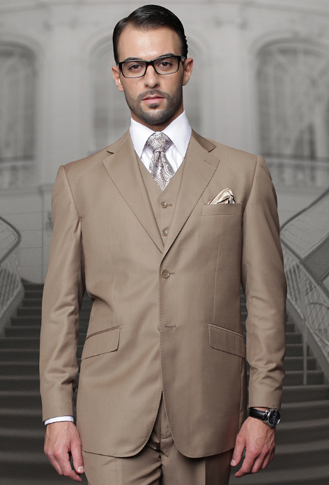Men's  Brown Suit Plus Size Men's Suits For Big Guys