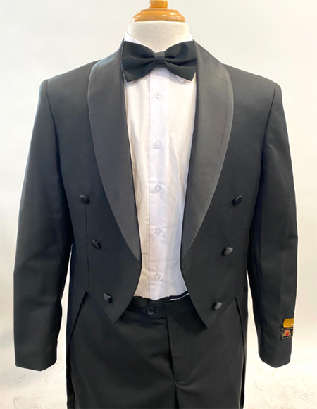 1920s Men's Fashion Tailcoat Tuxedo Morning Suit Tux Color Wool Fabric By Alberto Nardoni