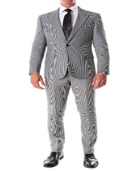 Vintage Gray Peak Lapel Slim Fit School Style Suit