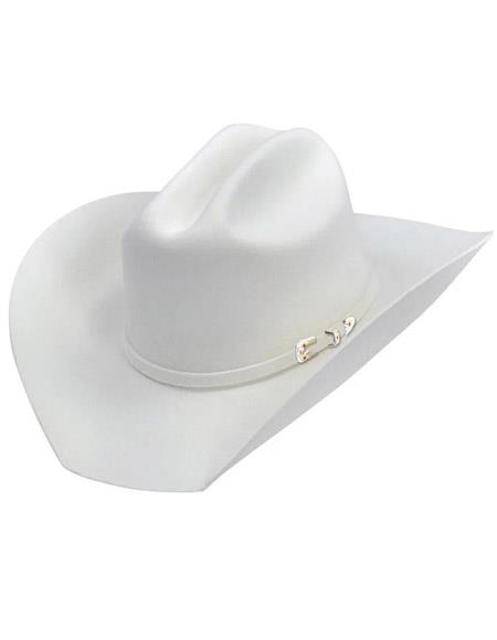 White Wool and Beaver Felt Los Altos Hats Texas Style