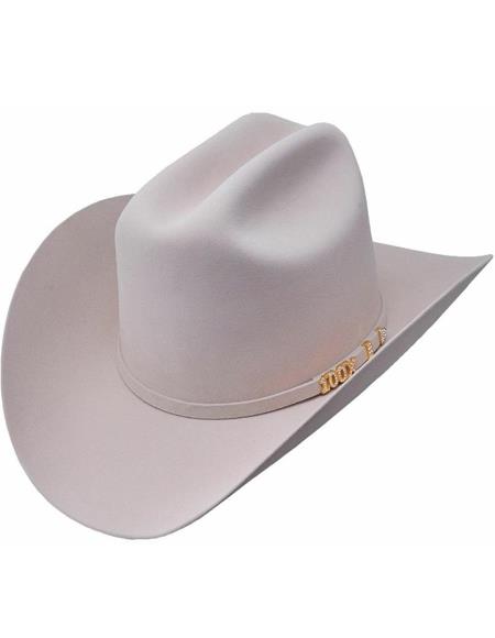 Serratelli 100X EL Comandant Buckskin 4'' Brim Western Cowboy Hat all sizes