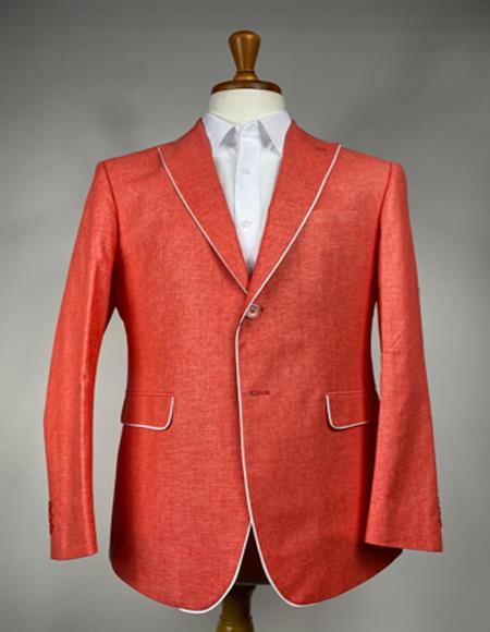 Men's Colorful Summer Linen Suit (Jacket) - Pastel Outfits Male - Pastel Suit