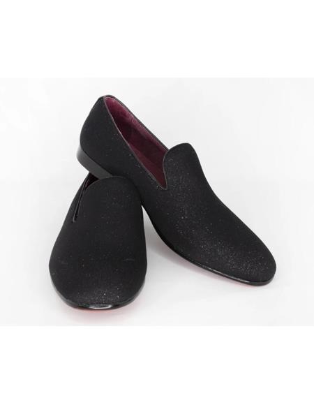 Glint Stylish Dress Loafer -Black