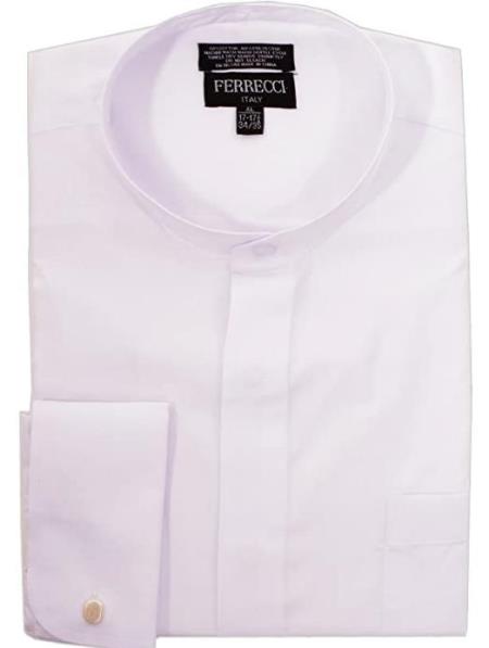 Men's Big and Tall Shirts White - Full Circle Tab