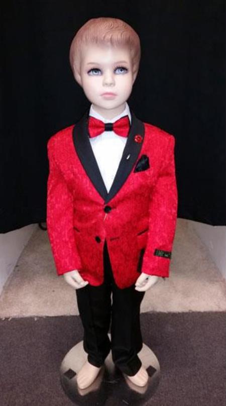 Suit For Teenager Red