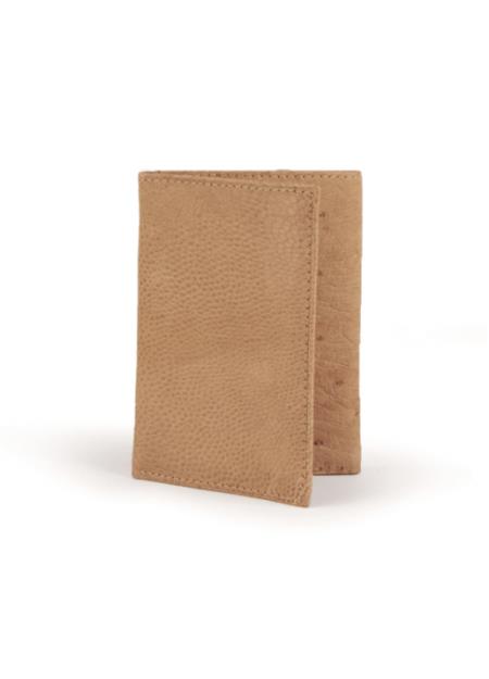 Men's Smooth Ostrich Trifold Oryx