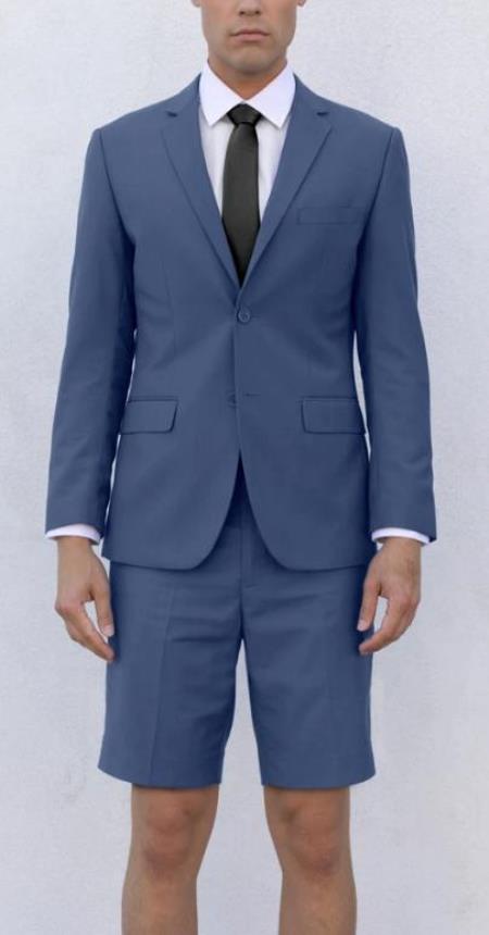 Men's Blue Short Suit