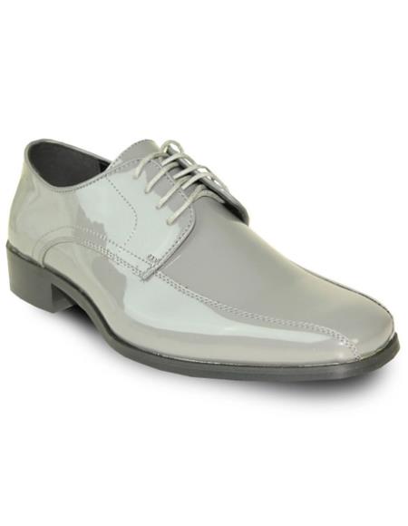 Men's Grey Vangelo Tuxedo Shoes