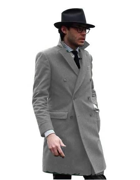 Double Breasted - Three Quarter Coat - Cashmere and Wool Topcoat + Style# Manhattan Tan
