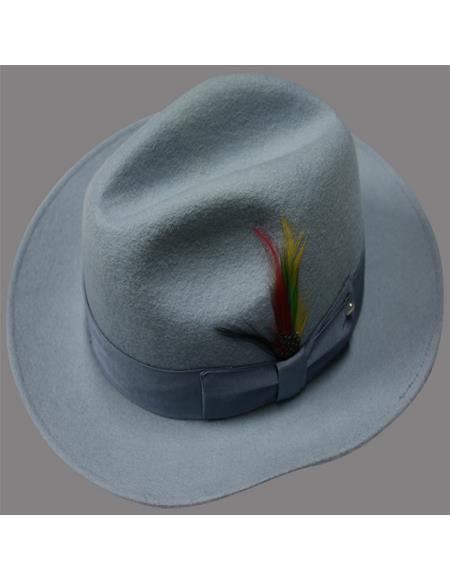 Men's 1920's Hats Untouchable Hat - Fedora Men's Hat Sky