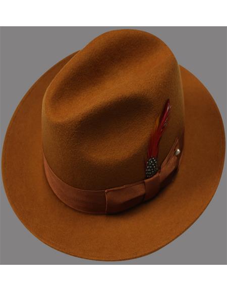 Men's 1920's Hats Untouchable Hat - Fedora Men's Hat Brick