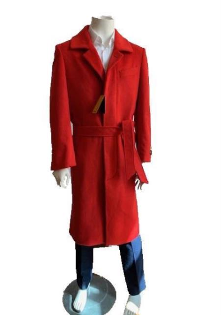 Men's Overcoat - Full Length Topcoat - Coat