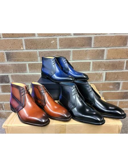Men's KB509-11 Carrucci Leather Chukka Boots