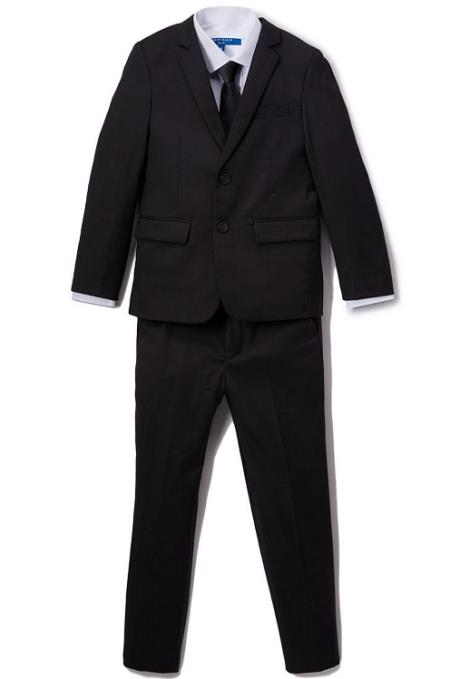 Designer Boys Suit - Dark Gray Kids Suit - Children Suit