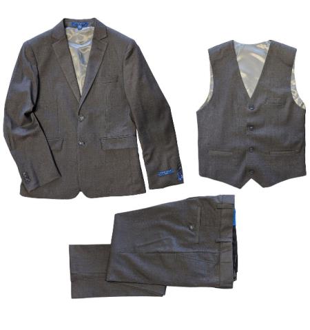 Designer Boys Suit - Gray Kids Suit - Children Suit