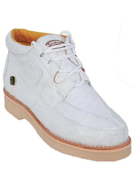 Zapatos para Hombre de Piel de Avestruz Original Completa Calidad Premium