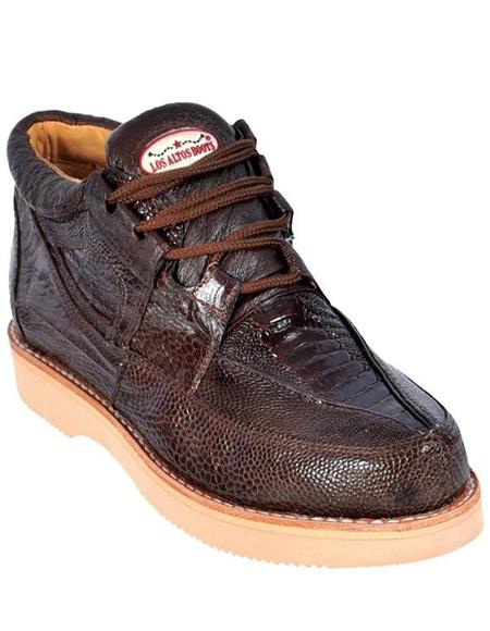 Zapatos para Hombre de Piel de Pata de Avestruz Original Calidad Premium