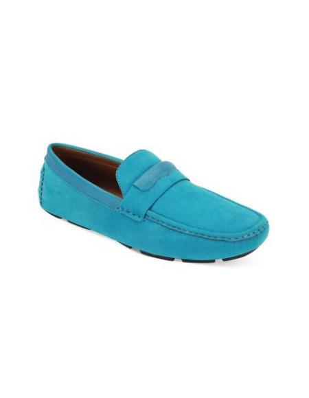 Turquoise Mens Dress Shoe