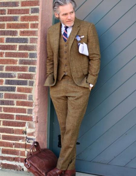 Mens country Wedding Suits - Mens Country Wedding Attire - Brown