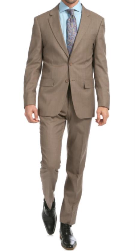 Taupe Suitg - Mocca - Dark Tan Suit - Tan Wedding Suit