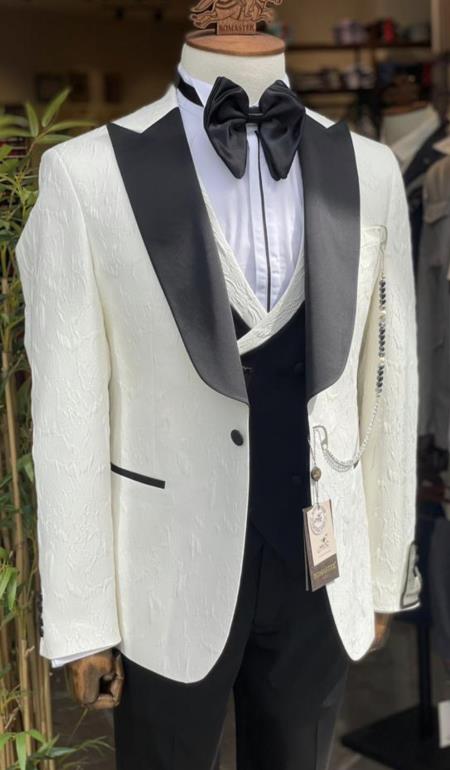Ivory Dinner Jacket - Cream Blazer - Off White Tuxedo