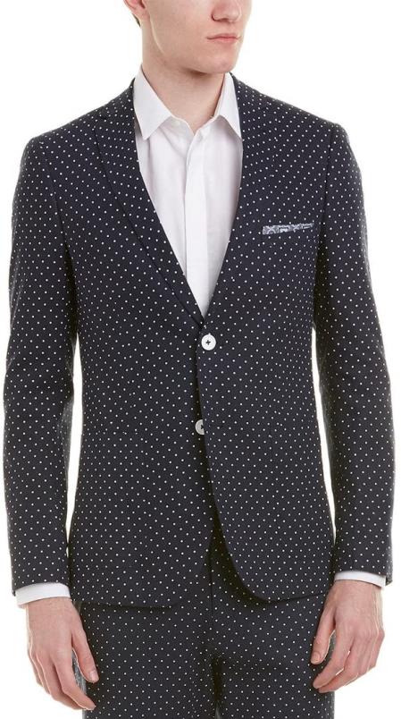 Polka Dot Suits - Black and White Suits