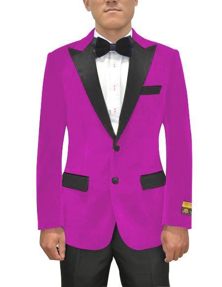 Mens Purple Tuxedo With Pants and Bowtie Package