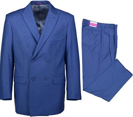 Old Man Blue Suit - Old fashioned Suit - Old Style Suits - Old School Suits