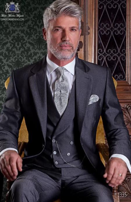 Mens Wedding Suit - Groom Suit - Grey Suit