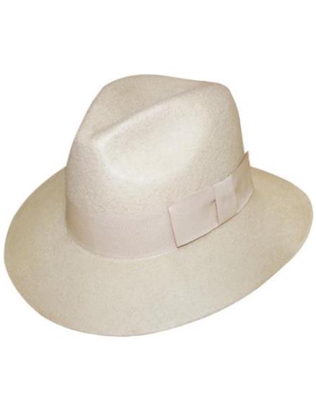1930s Mens Hats For Sale - 1930s Fedora Cream